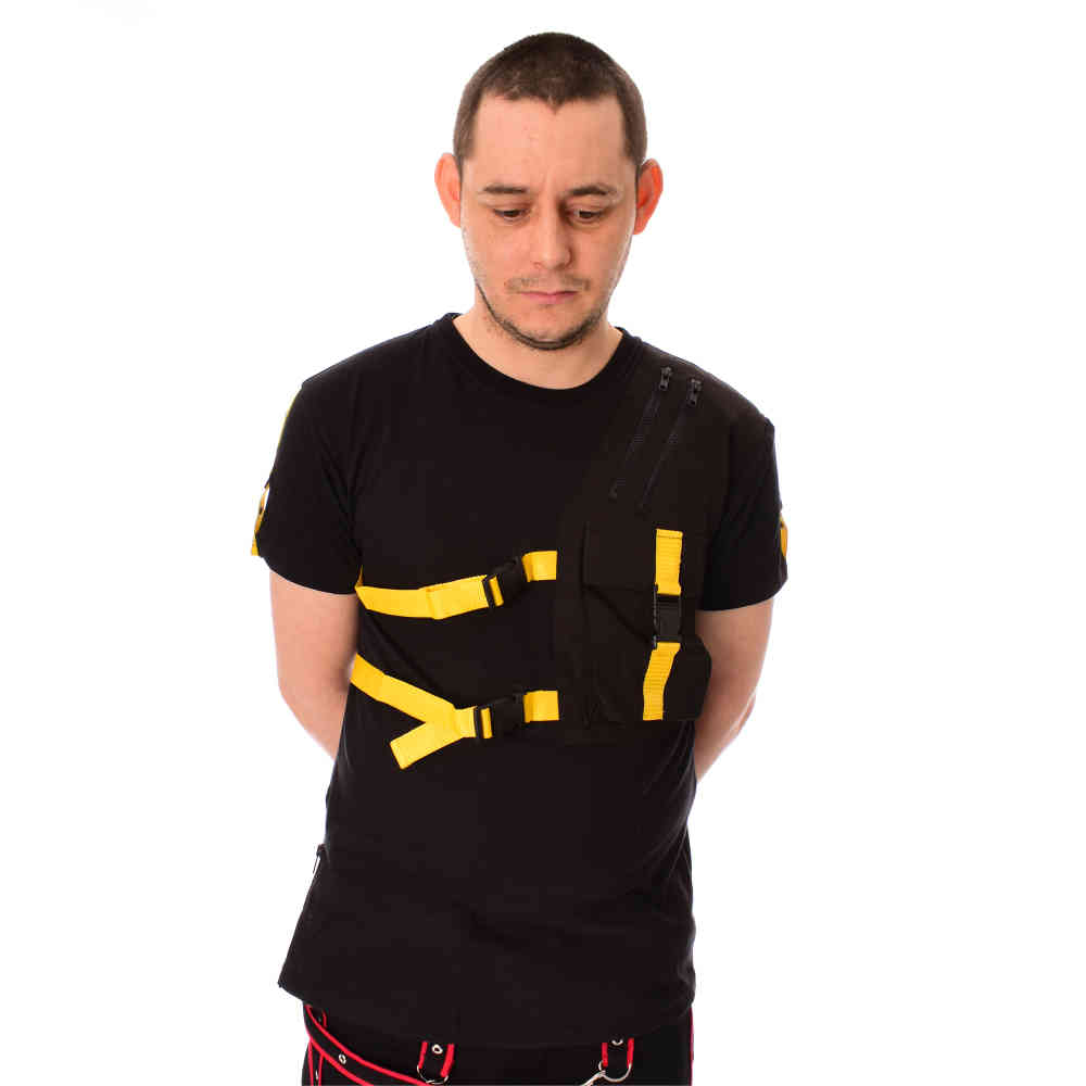 Poizen Industries - CYBER Top - Noir/Jaune